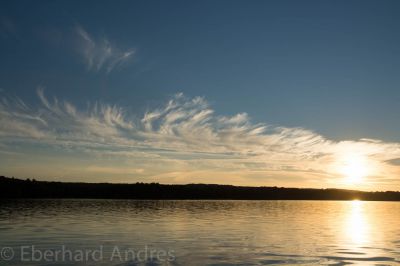 Sonnenuntergang vor Casimirsborg

