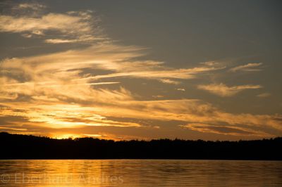 Sonnenuntergang vor Casimirsborg

