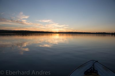 Sonnenuntergang vor Casimirsborg

