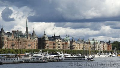 Stockholm, Blick auf Stransvägen
