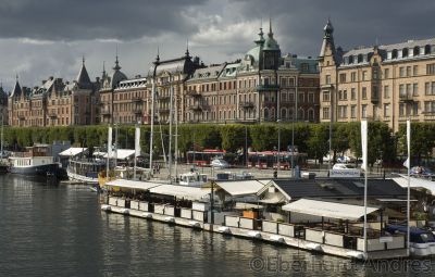 Stockholm, Blick auf Stransvägen
