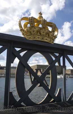 Stockholm, Blick von Skeppsholmbron auf Kungliga Slottet (Königliches Schloss)
