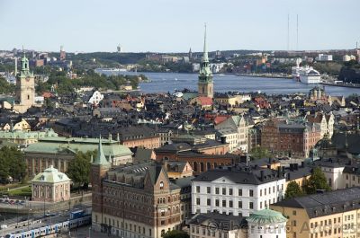 Stockholm, Blick vom Rathaustum
