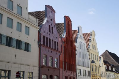 Häuserfassade, Wismar
