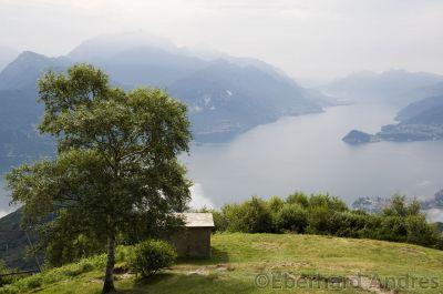 Blick auf Comer See, Monte Grona
