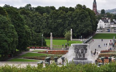 Vigeland-Skulpturenpark (Vigelandsanlegget) im Frognerpark, Oslo
