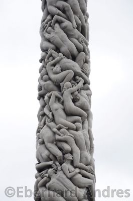 Vigeland-Skulpturenpark (Vigelandsanlegget) im Frognerpark, Oslo
