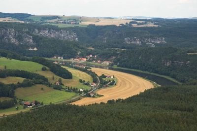 Blick vom Lilienstein
